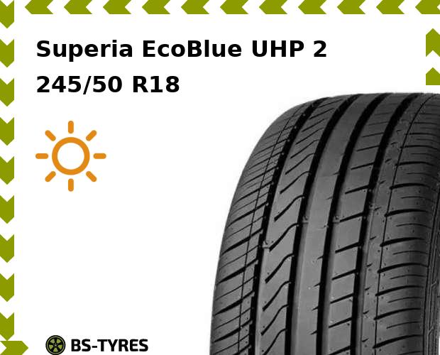 

Летние шины Superia, EcoBlue UHP 2 245/50 R18 104W