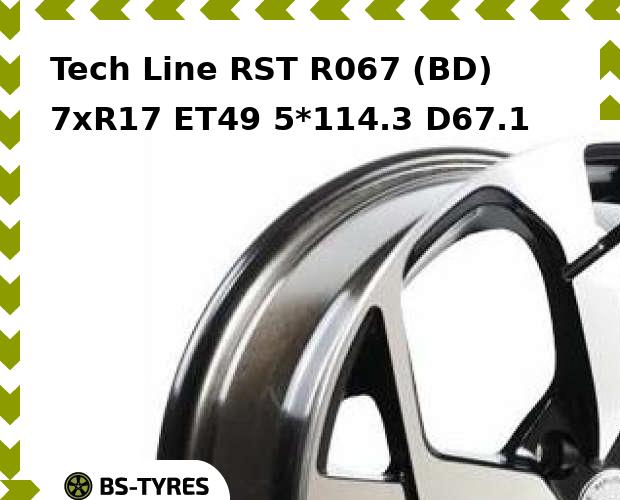 

Колесный диск Tech Line, Tech-line RST R067 (BD) 7xR17 ET49 5*114.3 D67.1
