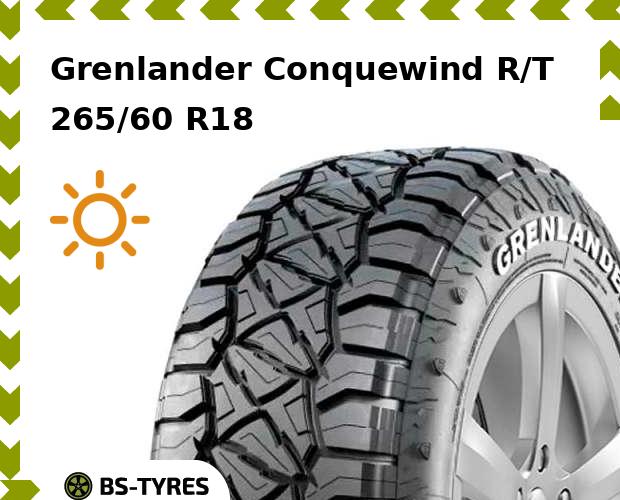 

Летние шины Grenlander, Conquewind R/T 265/60 R18 114Q