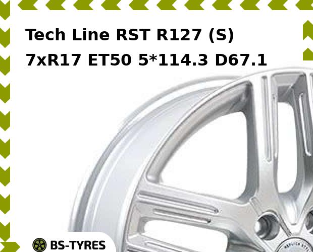 

Колесный диск Tech Line, Tech-line RST R127 (S) 7xR17 ET50 5*114.3 D67.1