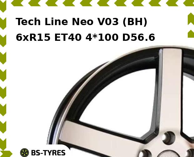 

Колесный диск Tech Line, Tech-line Neo V03 (BH) 6xR15 ET40 4*100 D56.6