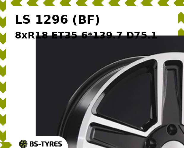 

Колесный диск LS, 1296 (BF) 8xR18 ET35 6*139.7 D75.1