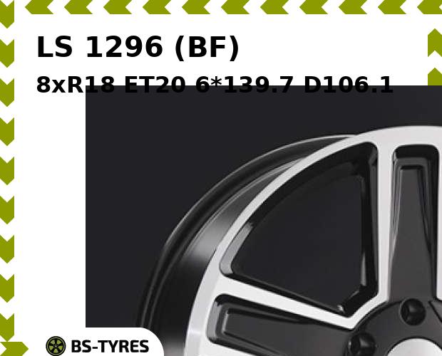 

Колесный диск LS, 1296 (BF) 8xR18 ET20 6*139.7 D106.1
