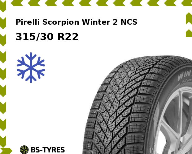 

Зимние шины Pirelli, Scorpion Winter 2 NCS 315/30 R22 107V