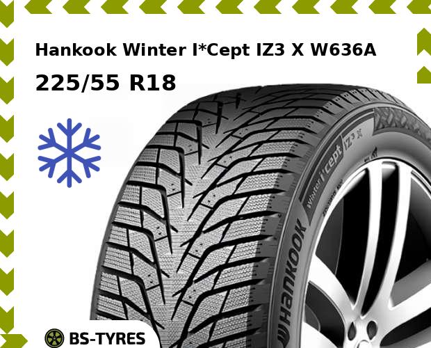 

Зимние шины Hankook, Winter I*Cept IZ3 X W636A 225/55 R18 102H