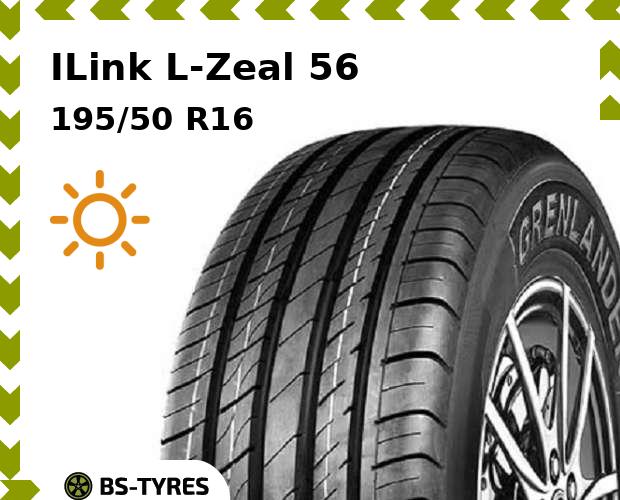 

Летние шины ILink, L-Zeal 56 195/50 R16 84V