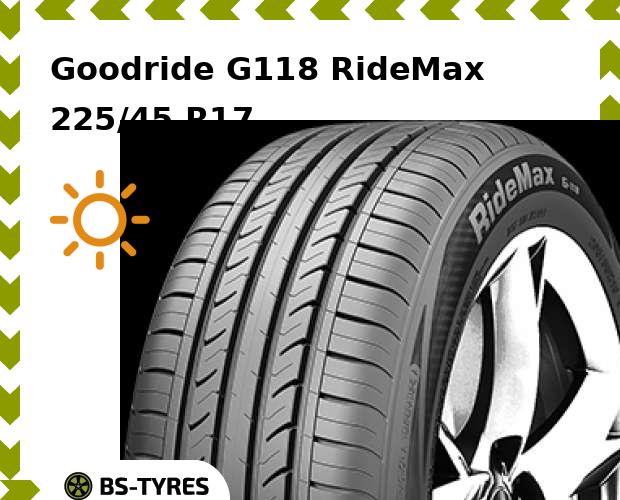 

Летние шины Goodride, G118 RideMax 225/45 R17 94W