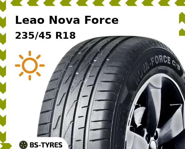 

Летние шины Leao, Nova Force 235/45 R18 98Y