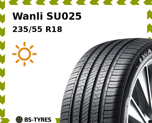 

Летние шины Wanli, SU025 235/55 R18 100V