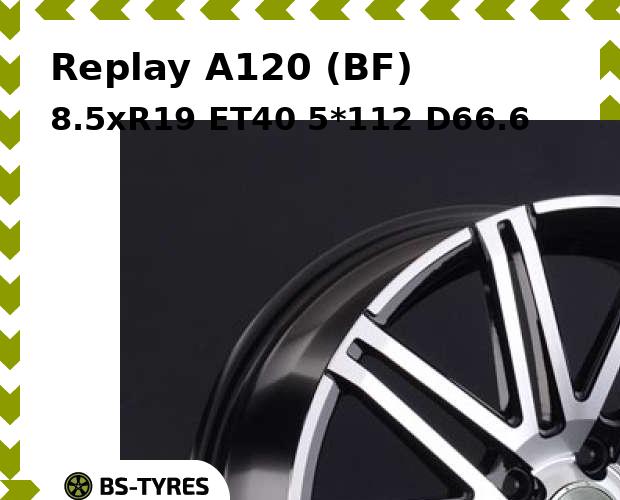 

Колесный диск Replay, A120 (BF) 8.5xR19 ET40 5*112 D66.6
