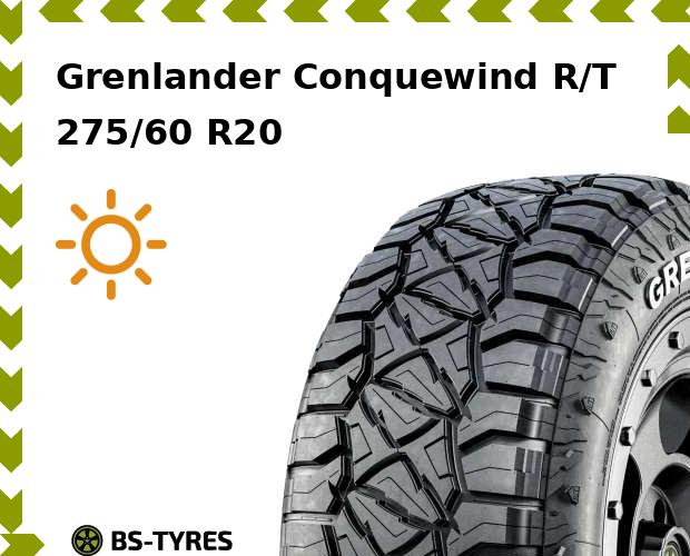 

Летние шины Grenlander, Conquewind R/T 275/60 R20 116Q