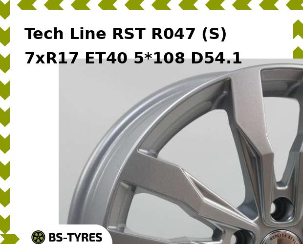 

Колесный диск Tech Line, Tech-line RST R047 (S) 7.0xR17 ET40 5*108 D54.1