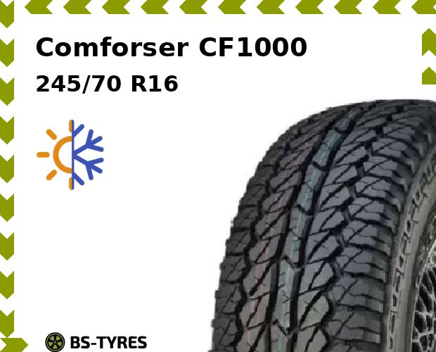 

Всесезонные шины Comforser, CF1000 245/70 R16 106T