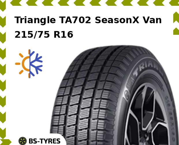 

Всесезонные шины Triangle, TA702 SeasonX Van 215/75 R16C 116/114R