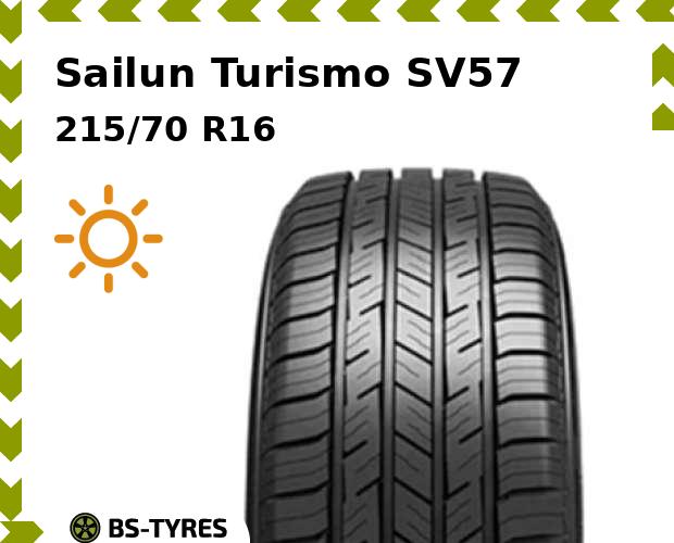

Летние шины Sailun, Turismo SV57 215/70 R16 100H