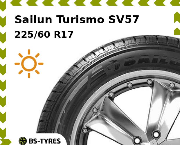 

Летние шины Sailun, Turismo SV57 225/60 R17 99H