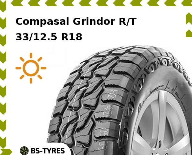

Летние шины Compasal, Grindor R/T 33/12.5 R18 118Q