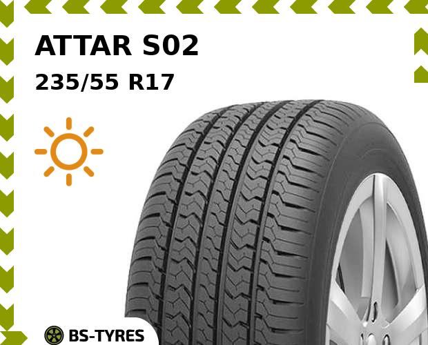 

Летние шины ATTAR, S02 235/55 R17 99V