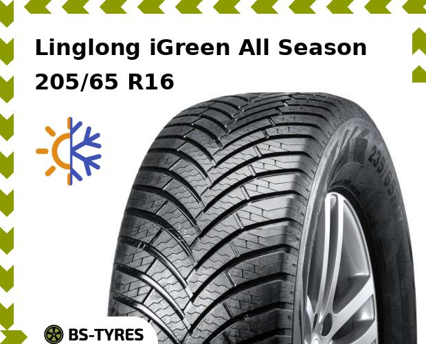 

Всесезонные шины Linglong, LingLong iGreen All Season 205/65 R16C 107/105T