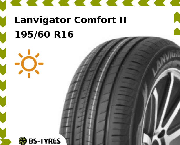 

Летние шины Lanvigator, Comfort II 195/60 R16 89H