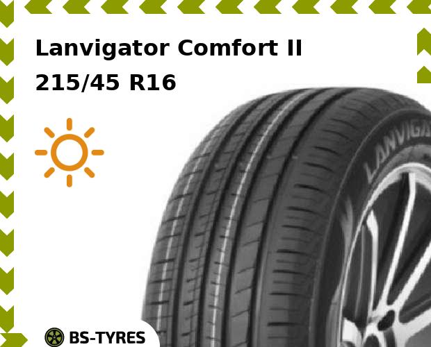 

Летние шины Lanvigator, Comfort II 215/45 R16 90W