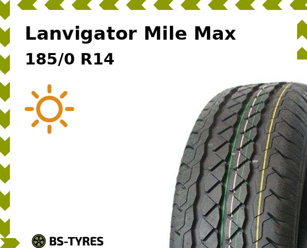 

Летние шины Lanvigator, Mile Max 185/0 R14C 102/100R