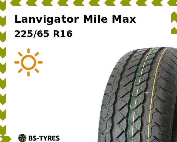 

Летние шины Lanvigator, Mile Max 225/65 R16C 112/110T