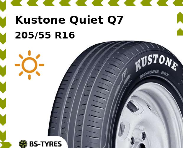 

Летние шины Kustone, Quiet Q7 205/55 R16 91V