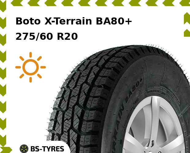 

Летние шины Boto, X-Terrain BA80+ 275/60 R20 115S
