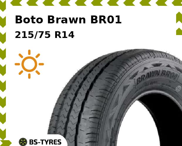 

Летние шины Boto, Brawn BR01 215/75 R14C 112/110R