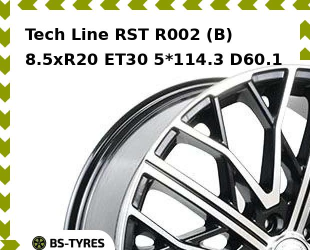 

Колесный диск Tech Line, Tech-line RST R002 (B) 8.5xR20 ET30 5*114.3 D60.1