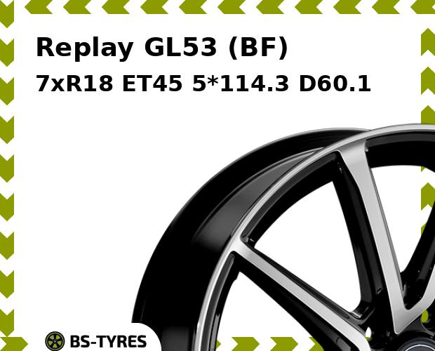 

Колесный диск Replay, GL53 (BF) 7.0xR18 ET45 5*114.3 D60.1