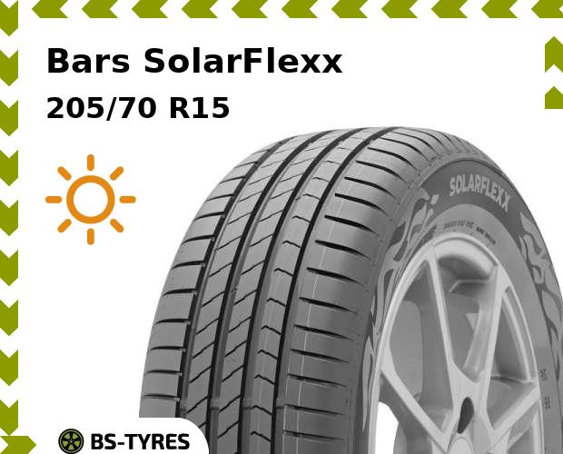 

Летние шины Bars, SolarFlexx 205/70 R15 96H