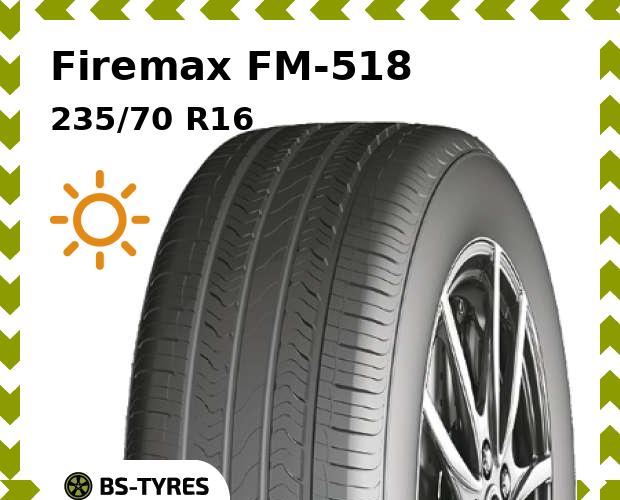 

Летние шины Firemax, FM-518 235/70 R16 106H