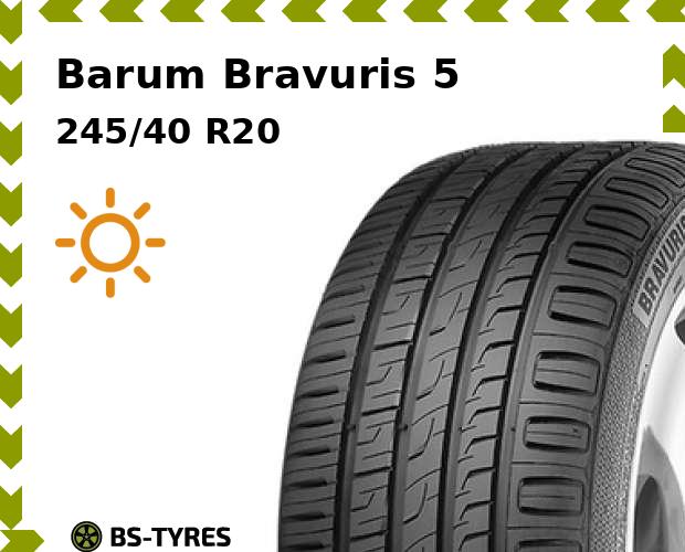 

Летние шины Barum, Bravuris 5 245/40 R20 99Y