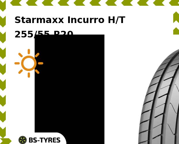 

Летние шины Starmaxx, Incurro H/T 255/55 R20 110Y