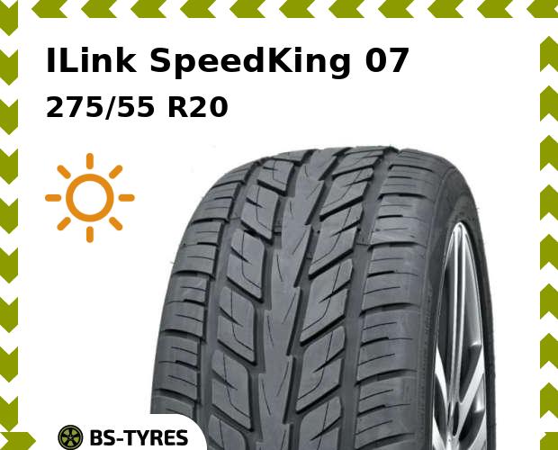 

Летние шины ILink, SpeedKing 07 275/55 R20 117V