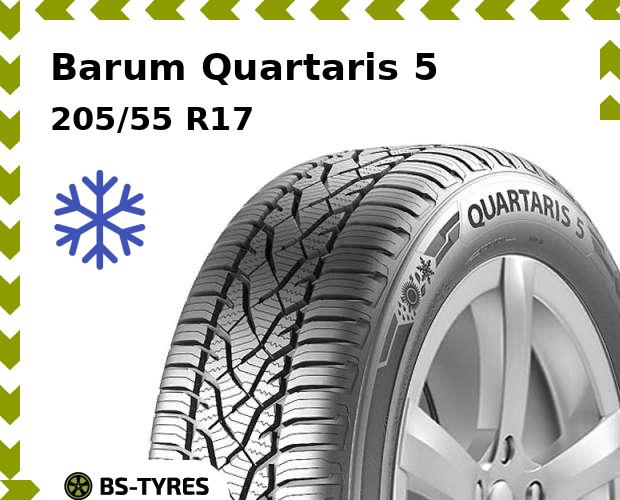 

Зимние шины Barum, Quartaris 5 205/55 R17 95V