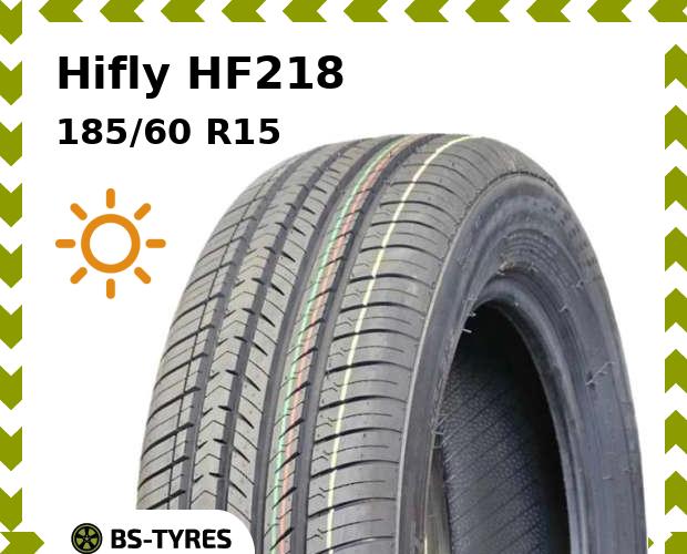 

Летние шины Hifly, HF218 185/60 R15 84H