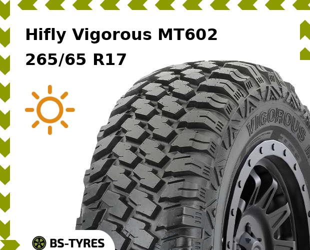 

Летние шины Hifly, Vigorous MT602 265/65 R17C 120/117Q