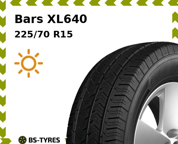 

Летние шины Bars, XL640 225/70 R15 112R