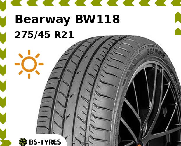 

Летние шины Bearway, BW118 275/45 R21 107W