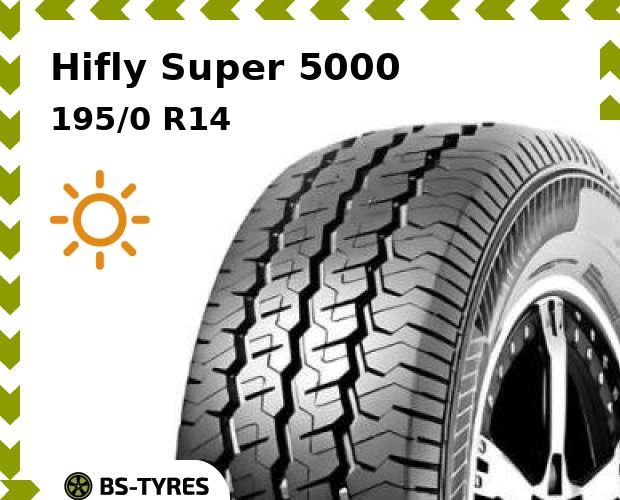 

Летние шины Hifly, Super 5000 195/0 R14C 106/104R