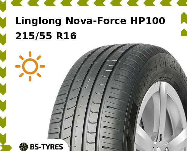 

Летние шины Linglong, LingLong Nova-Force HP100 215/55 R16 93V
