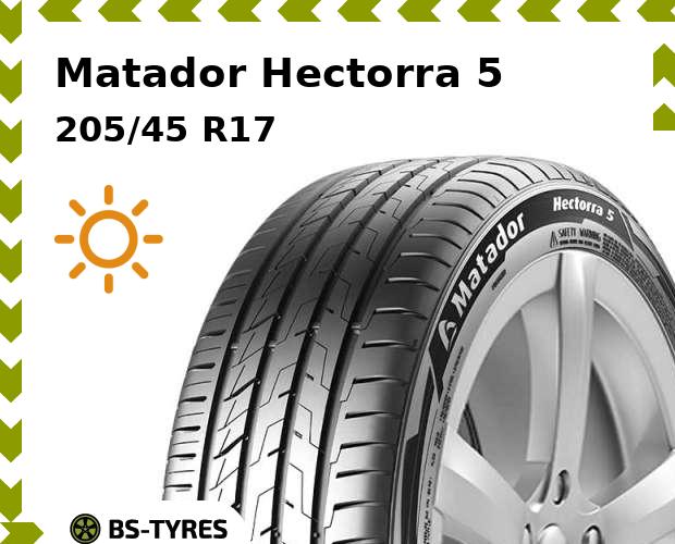 

Летние шины Matador, Hectorra 5 205/45 R17 88V