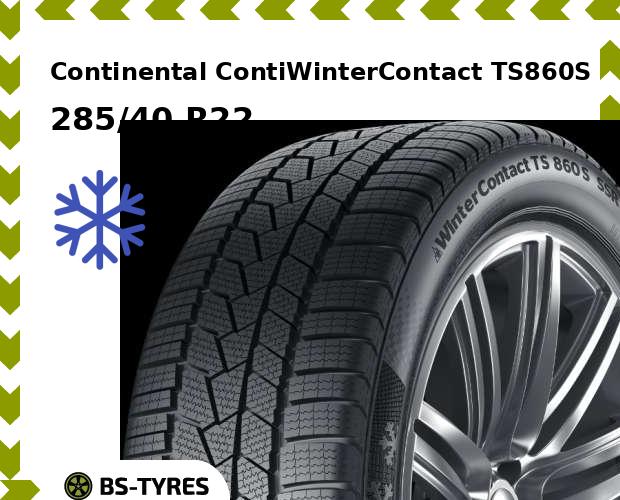 

Зимние шины Continental, ContiWinterContact TS860S 285/40 R22 110W