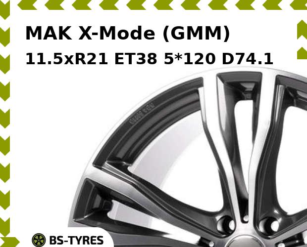 

Колесный диск MAK, X-Mode (GMM) 11.5xR21 ET38 5*120 D74.1