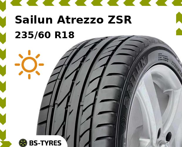 

Летние шины Sailun, Atrezzo ZSR SUV 235/60 R18 107V
