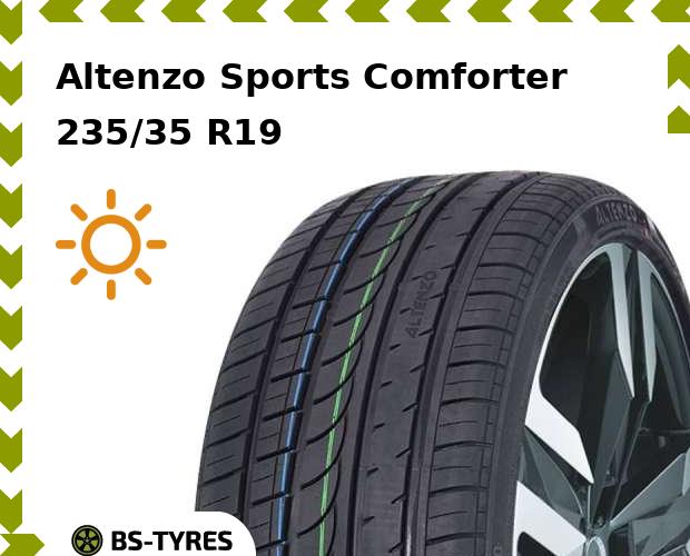 

Летние шины Altenzo, Sports Comforter 235/35 R19 93W
