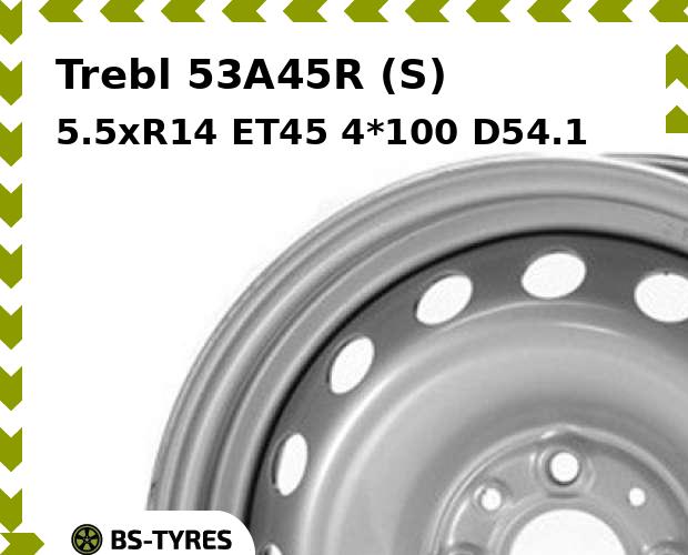 

Колесный диск Trebl, 53A45R (S) 5.5xR14 ET45 4*100 D54.1